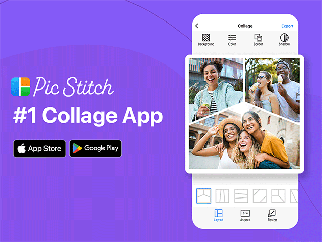 Pic Stitch Pro Collage Editor: Lifetime Subscription