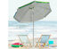 Costway 6.5FT Patio Beach Umbrella Sun Shade Tilt W/Carry Bag Turquoise - as pictures show