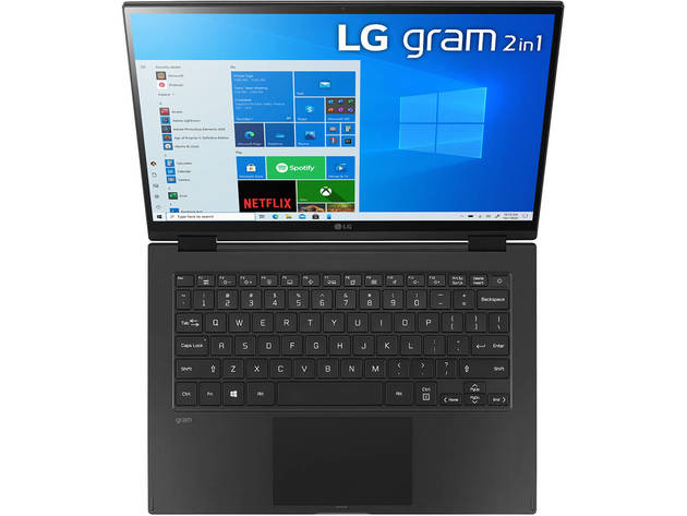LG 14T90PKAAB9 Gram 14 inch 2-in-1 Laptop, 16GB, 1TB SSD - Black