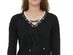 Calvin Klein Women's Lace-Up Sweater Black Size Medium
