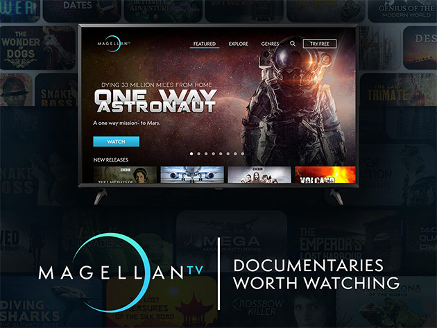 MagellanTV Documentary Streaming Service: 3-Year Subscription