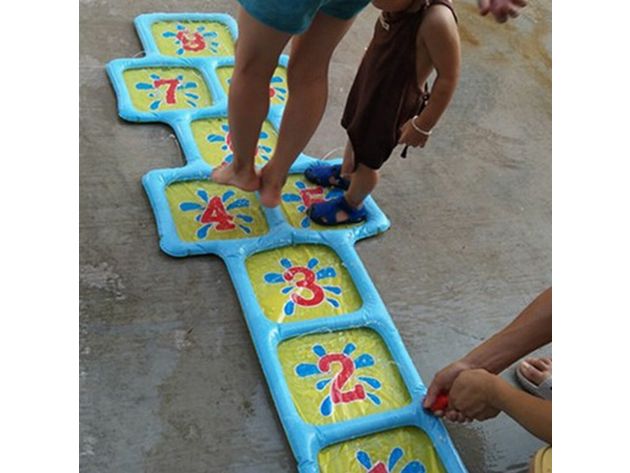 Inflatable Outdoor Hopscotch Sprinkler Mat