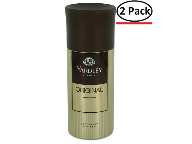 Yardley Original by Yardley London Deodorant Body Spray 5 oz for Men (Package of 2)