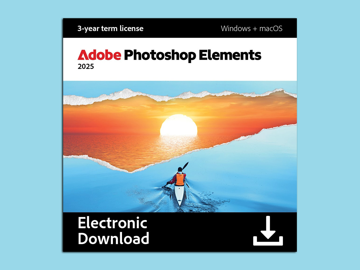 Adobe Photoshop Elements 2025: 3-Year License