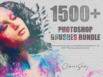 1,500+ Photoshop Brushes Bundle - Product Image