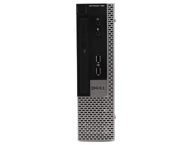 Dell OptiPlex 790 Ultra Small Form Factor Computer PC, 3.10 GHz Intel Core i3, 8GB DDR3 RAM, 250GB HDD Hard Drive, Windows 10 Home 64Bit (Renewed)