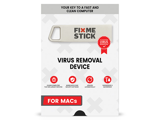 FixMeStick Virus Remover (2-Yr Subscription for 5 Macs)