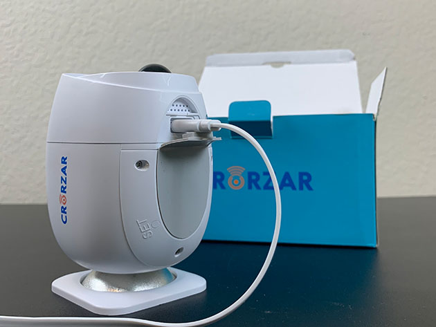 Crorzar Anywhere: Rechargeable WiFi Security Camera