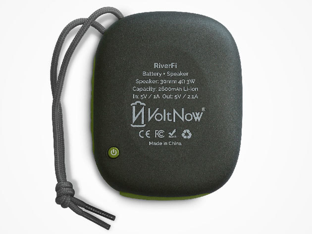VoltNow RiverFi Portable Battery & Bluetooth Speaker