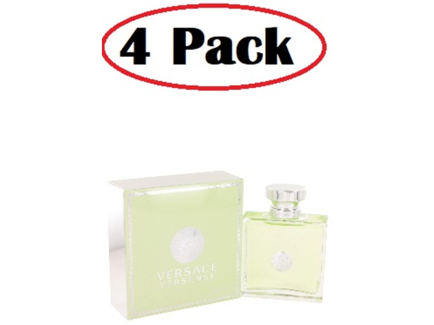 4 Pack of Versace Versense by Versace Eau De Toilette Spray 3.4 oz