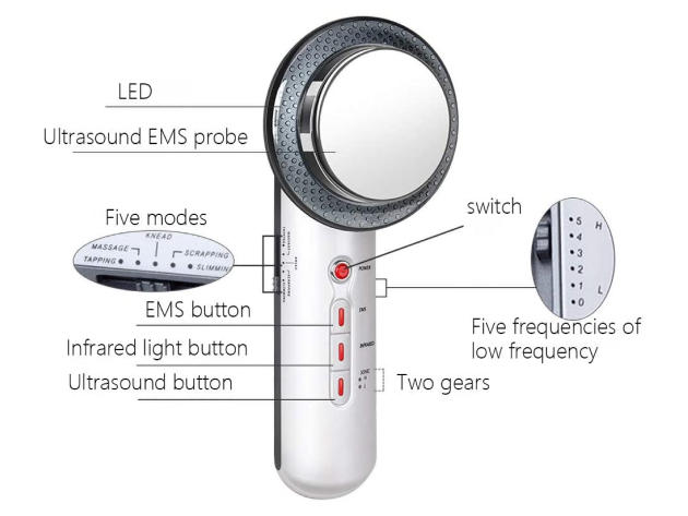 Ultrasonic Massage Device