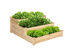 Costway 3 Tier Wooden Raised Vegetable Garden Bed Elevated Planter Kit Outdoor Gardening