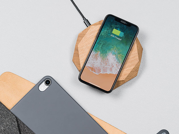 Wooden Qi Wireless Charger