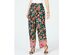 Thalia Sodi Women's Wide-Leg Pants Printed  Rose Floral Size Extra Large