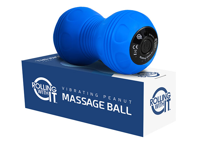Vibrating Peanut Massage Ball (Blue)