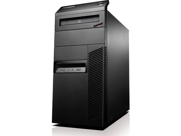 Lenovo ThinkCentre M93P Tower Computer PC, 3.20 GHz Intel i5 Quad Core Gen 3, 8GB DDR3 RAM, 500GB Hard Disk Drive (HDD) SATA Hard Drive, Windows 10 Home 64bit (Renewed)