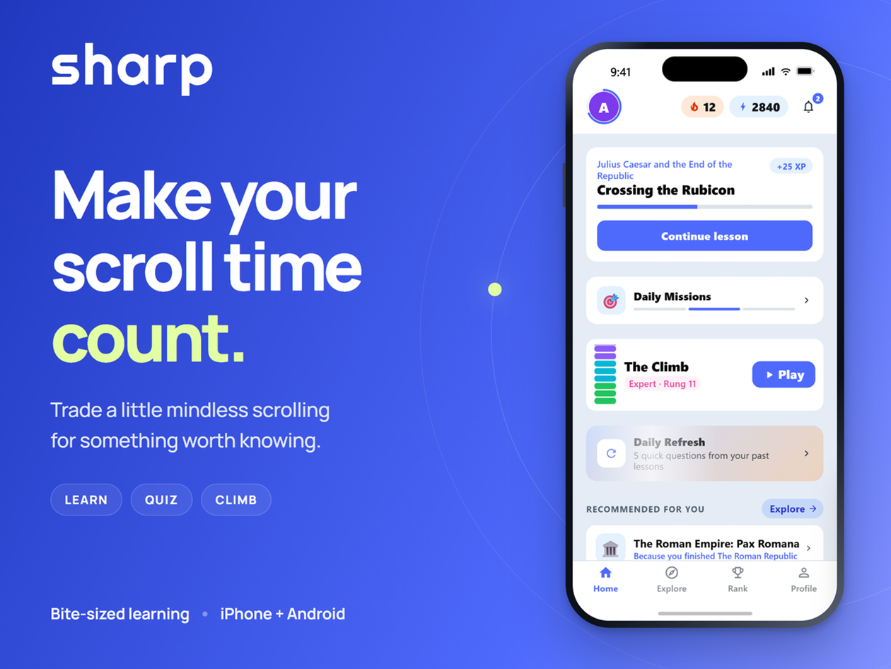 Sharp: Lifetime Subscription