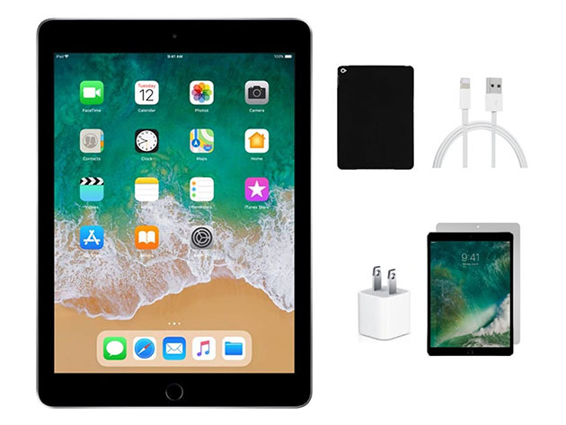 Jep titel Nødvendig Apple iPad 5 32GB - Space Gray (Refurbished: Wi-Fi) + Accessories Bundle |  StackSocial
