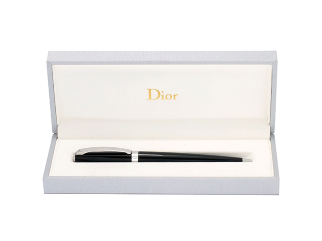 Dior Fahrenheit Nickel Palladium & Lacquer and Diamond Ballpoint Pen: S604-301B (Store-Display Model)