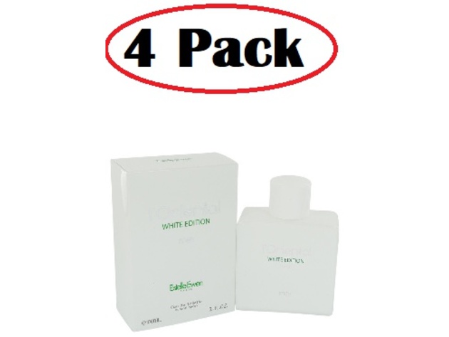 4 Pack of L'Oriental White Edition by Estelle Ewen Eau De Toilette Spray 3.4 oz