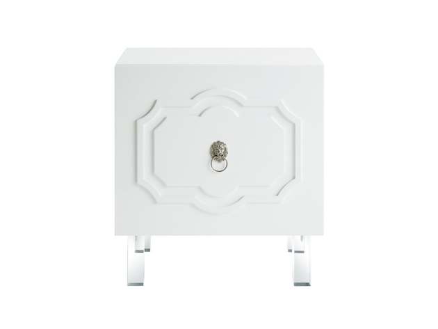 Sahara Side Table Nightstand White