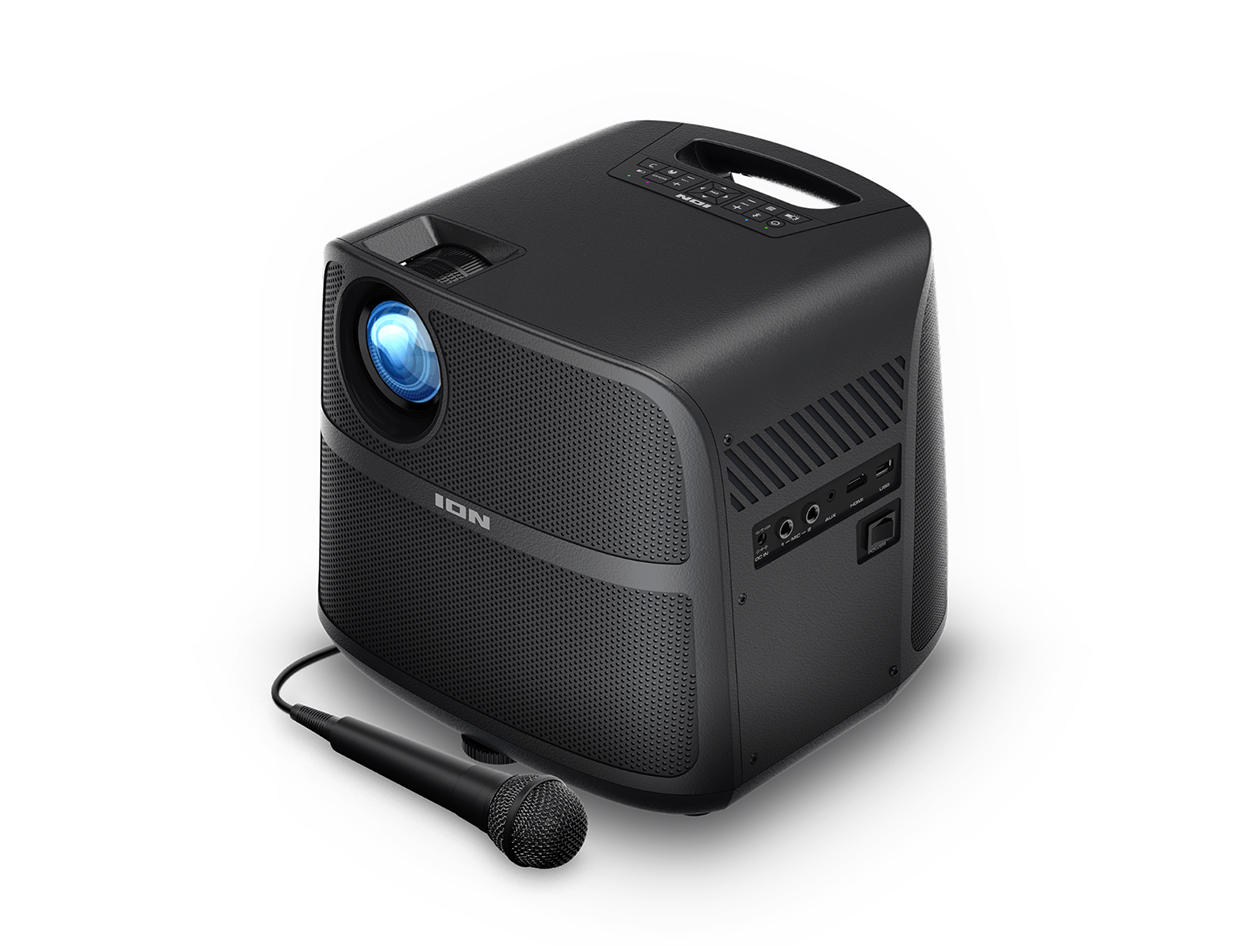 ION Portable HD Outdoor Projector with Bluetooth & Speakers