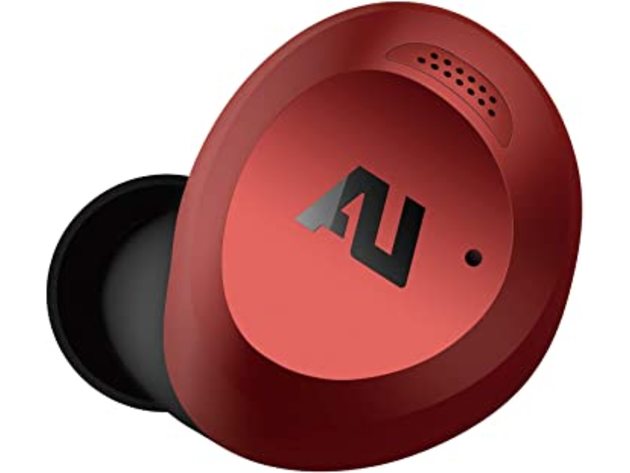 Ausounds AU-Stream Hybrid True Wireless Active Noise Cancelling Earbud, Red (new)