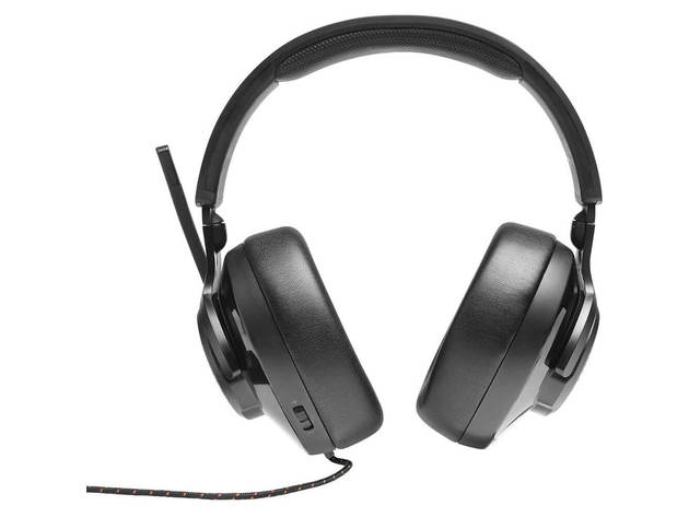 JBL QUANTUM200BK Quantum 200 - Wired Over-Ear Gaming Headphones