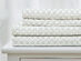 4-Piece Floral Print Microfiber Sheet Set (Green/King)