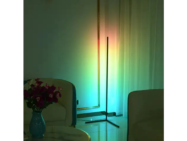 56" RGB LED App-Enabled Remote Floor Lamp  