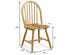 Set of 2 Vintage Windsor Dining Side Chair Wood Spindleback Kitchen Room Natural - natural