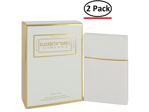 Nirvana White by Elizabeth and James Eau De Parfum Spray 1.7 oz for Women (Package of 2)