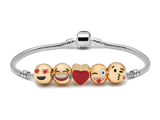 5 Emoji Bracelet with Charms