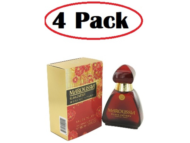4 Pack of Maroussia by S. Zaitsev Eau De Toilette Spray 3.4 oz