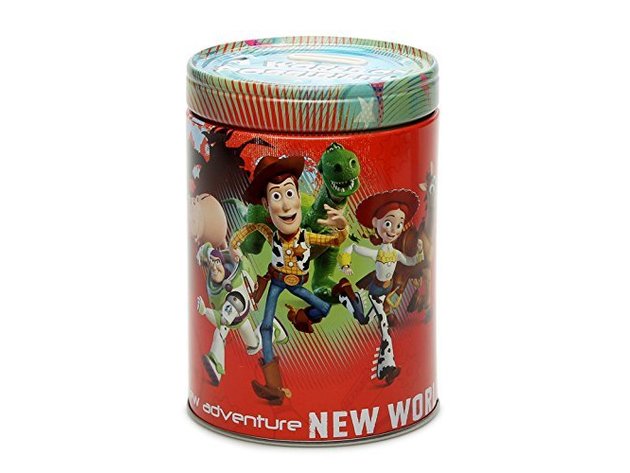 Toy Story Round Tin Coin Bank a World of Possibility