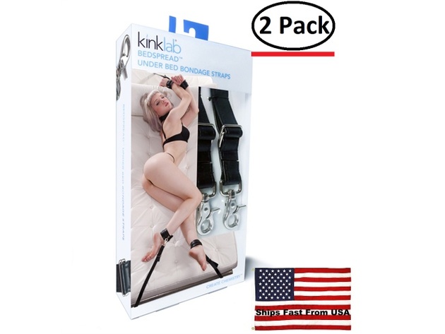 ( 2 Pack ) Bedspread Under Bed Bondage Straps