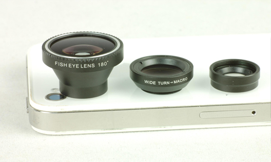 The Black iOS Camera Lens 3 Pack