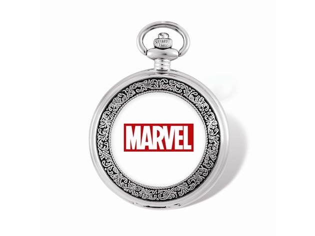 Marvel Boys Captain America Pocket Watch w/Chain