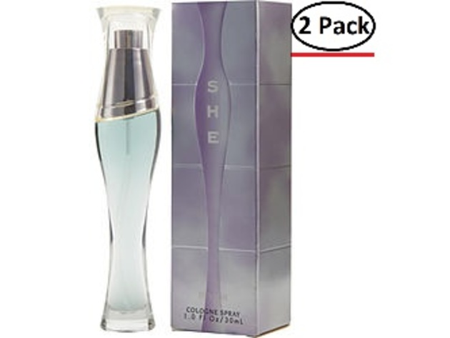 SHE by Revlon COLOGNE SPRAY 1 OZ for WOMEN ---(Package Of 2)