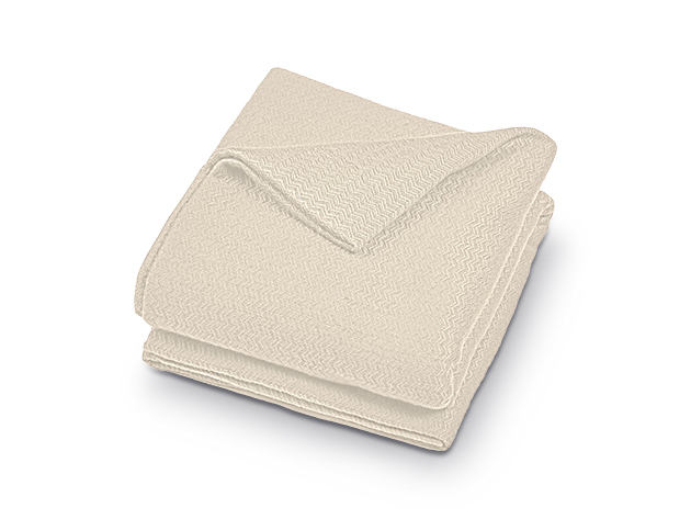 Bibb Home Luxury Cotton Thermal Throw Blanket