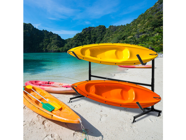 Kayak rack for online beach