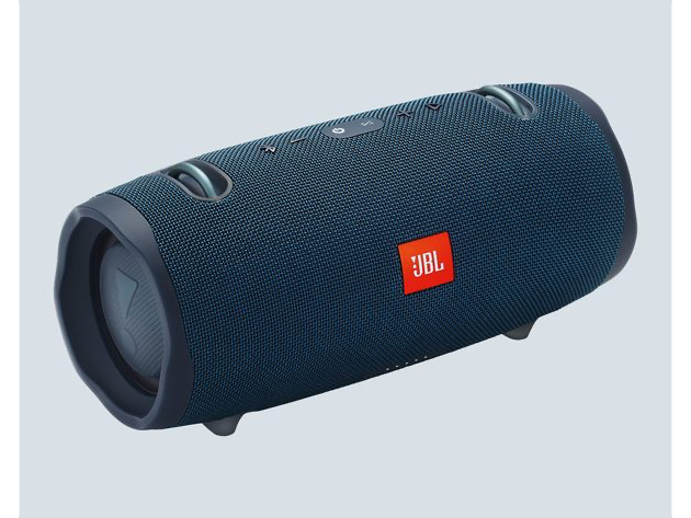 JBL Xtreme 2 Portable Bluetooth Speaker, Ensures a Wide Range of Accurately Reproduced Sound with ipx7 Waterproof to Enable Use at the Beach or by the Pool, Blue (New Open Box)