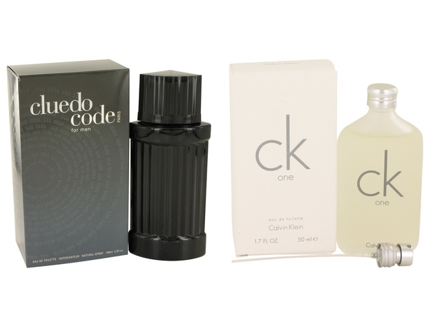 Gift set  Cluedo Code by Cluedo EDT Spray 3.3 oz And  CK ONE EDT Pour/Spray (Unisex) 1.7 oz