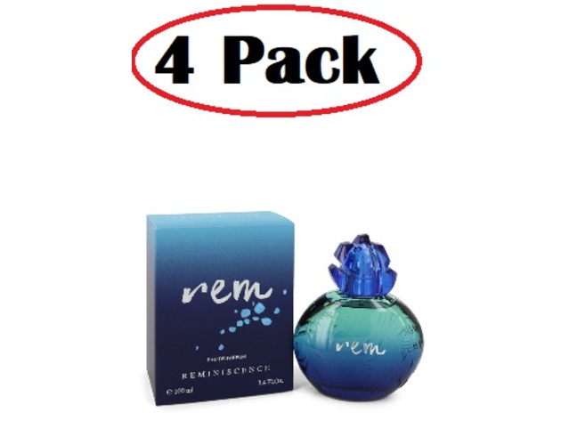 4 Pack of Rem Reminiscence by Reminiscence Eau De Parfum Spray (Unisex) 3.4 oz