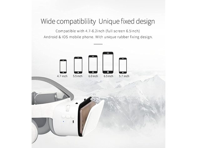 Universal VR Headset for Smartphones Black
