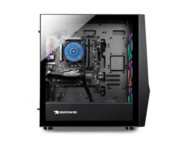 iBuyPower SLATE5MR217I Gaming Desktop PC - Intel Core i7, 16GB/1TB SSD, GeForce RTX 3070 (8GB)