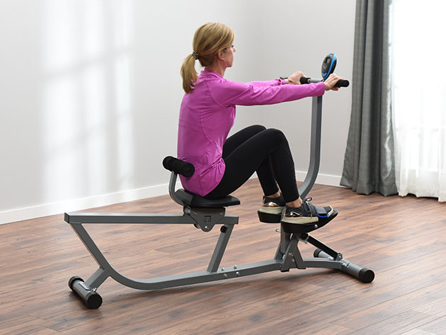 Stamina Active Aging EasyRow Hydraulic Rower with Free müüv App Access