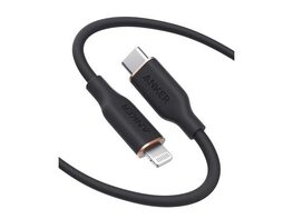 Anker 641 USB-C to Lightning Cable (Flow, Silicone) - 6ft/Midnight Black