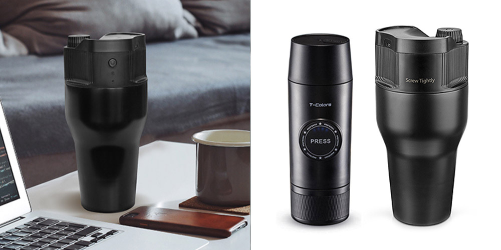 Kopipresso Travel Bundle: Espresso Bullet & Brewer Mug,