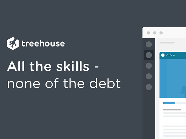 Treehouse Project-Based Online Learning: 1-Yr Subscription